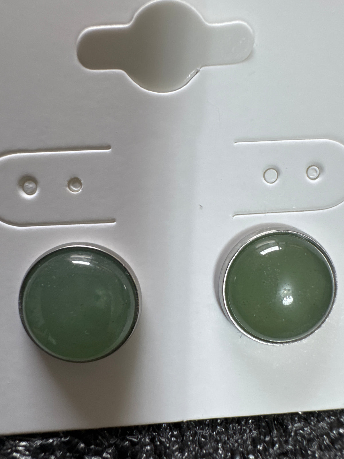 Green Resin Studs | Stainless Steel