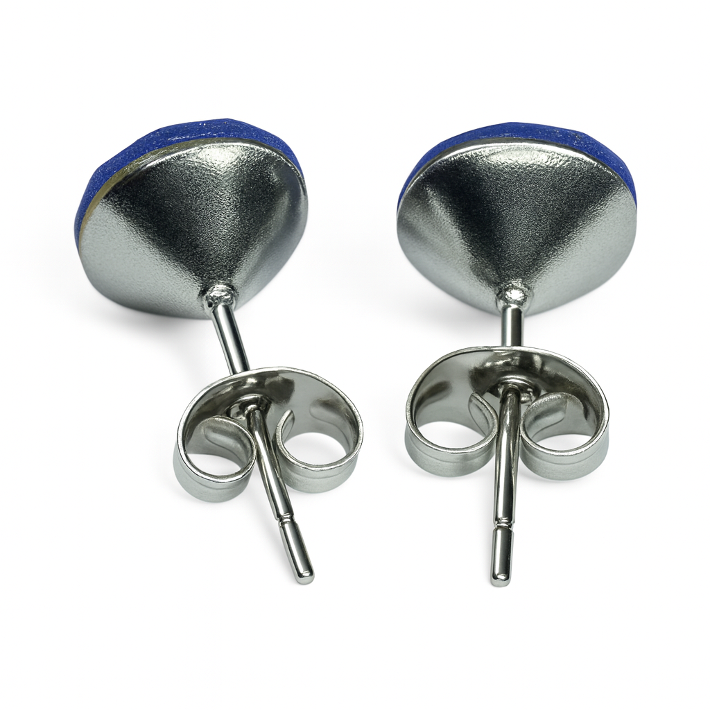 Crystal Stud Earrings – Stainless Steel with Pointed-Back Glass Crystals