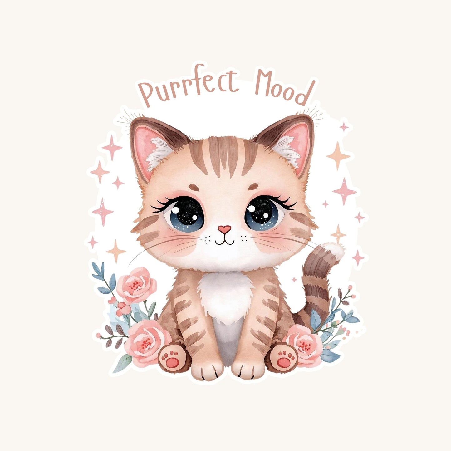 Kawaii Animals Sticker 5-Pack | Vinyl Decal Bundle | Adesiva