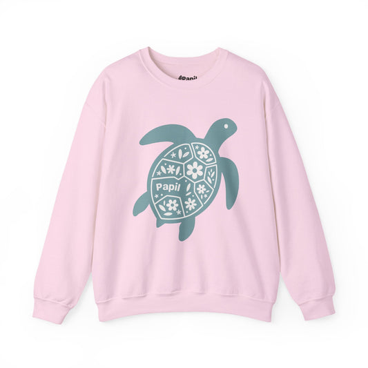 Shell Yeah sea turtle crewneck sweatshirt, alternate colourway