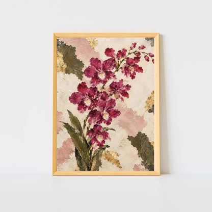 Cooktown Orchid Australian Native Flower Fine Art Poster