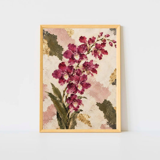 Cooktown Orchid Australian Native Flower Fine Art Poster