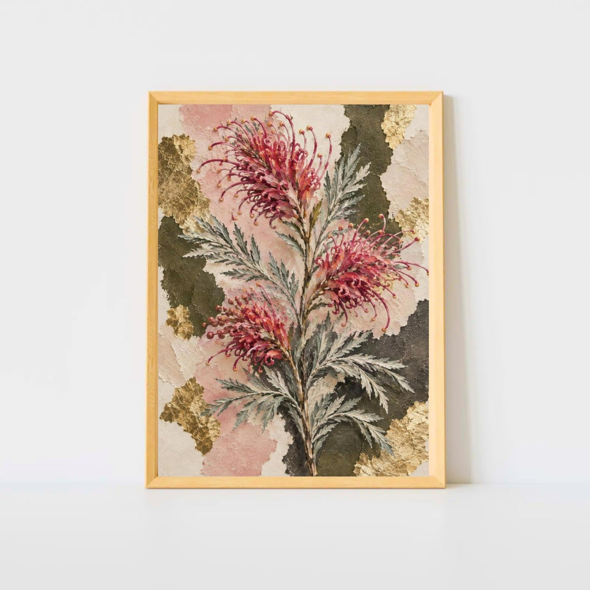 Grevillea Australian Native Flower Fine Art Poster