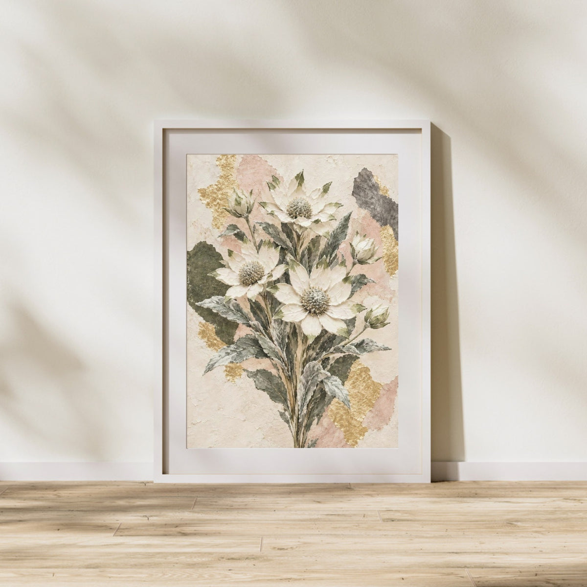 Flannel Flower Australian Native Flower Fine Art Poster