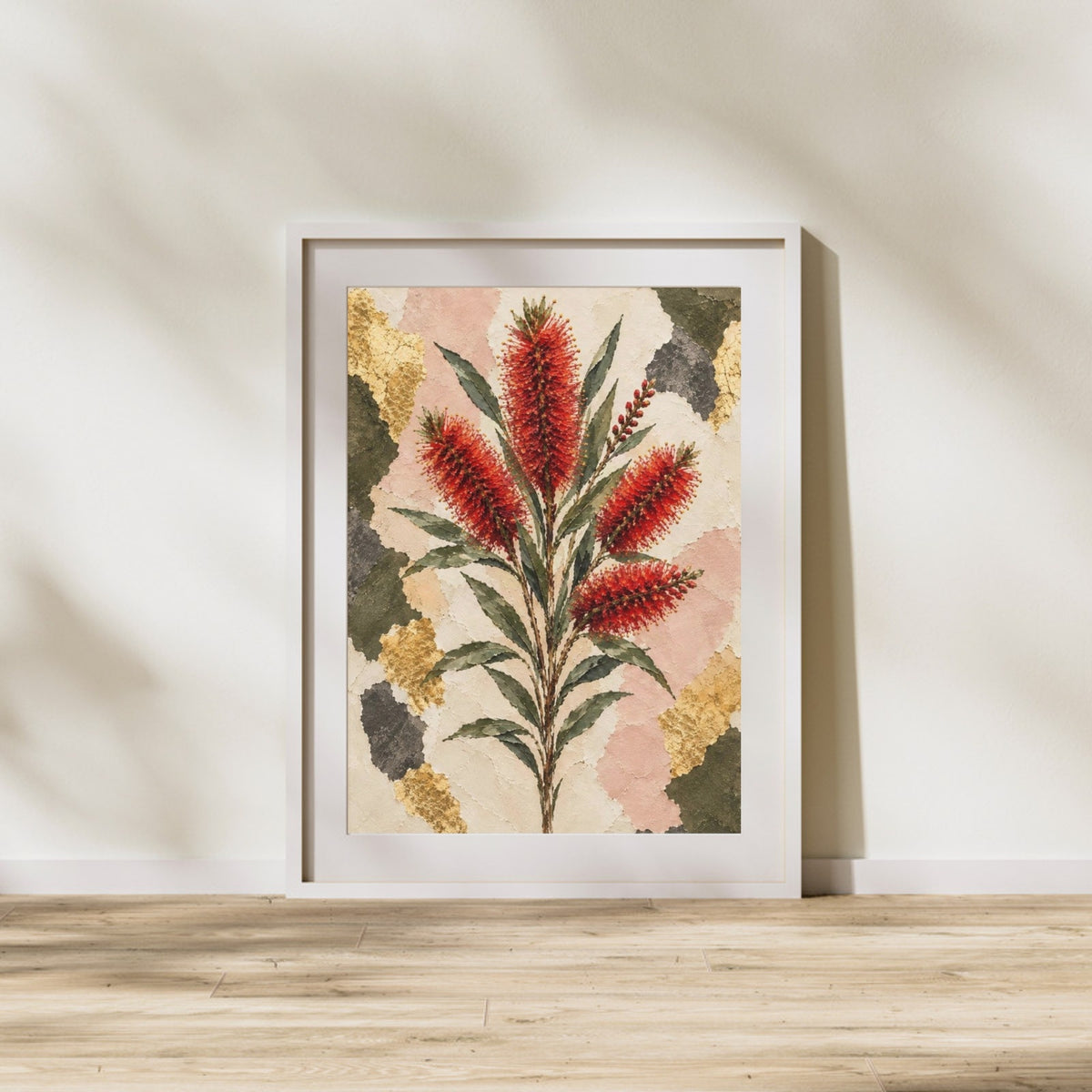 Bottlebrush Australian Native Flower Fine Art Poster