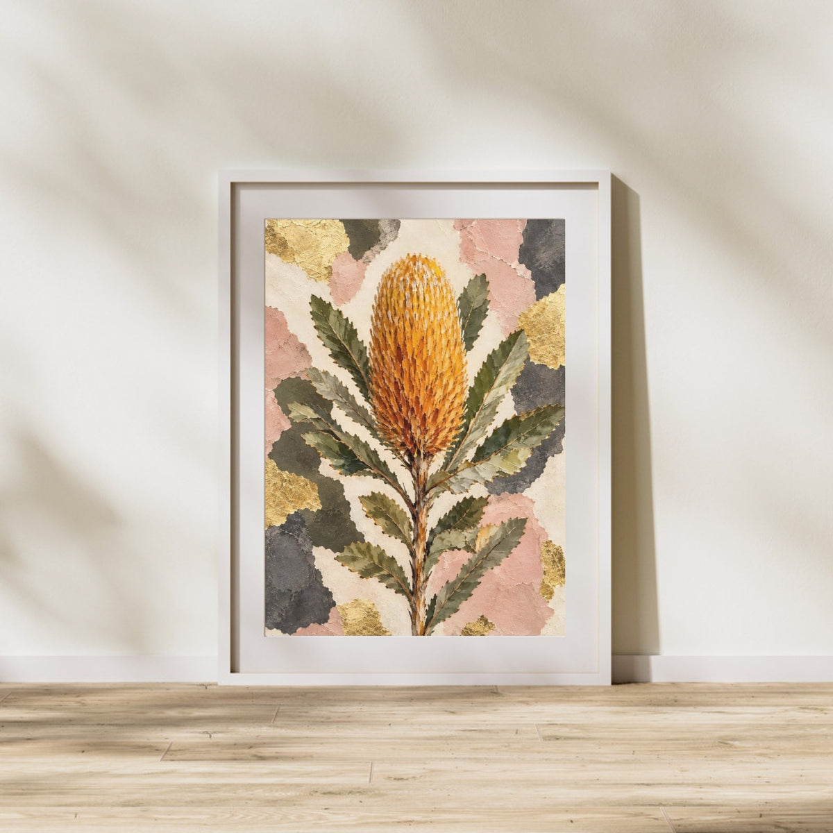 Banksia Australian Native Flower Fine Art Poster