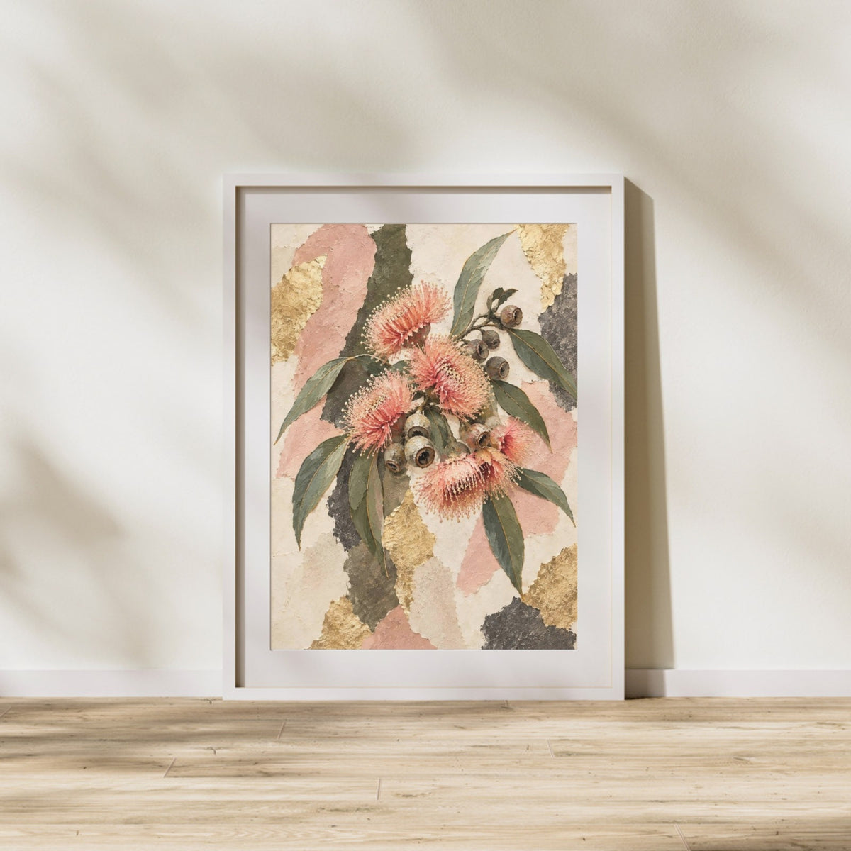 Flowering Gum Australian Native Flower Fine Art Poster