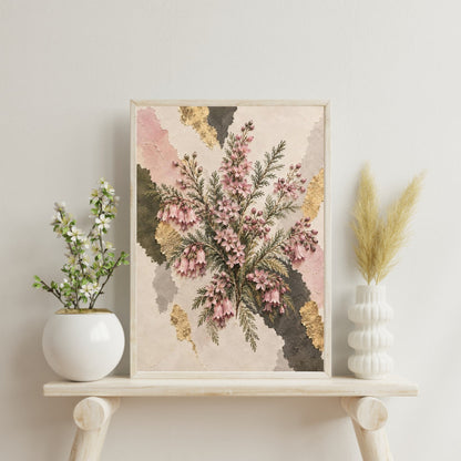 Boronia Australian Native Flower Fine Art Poster