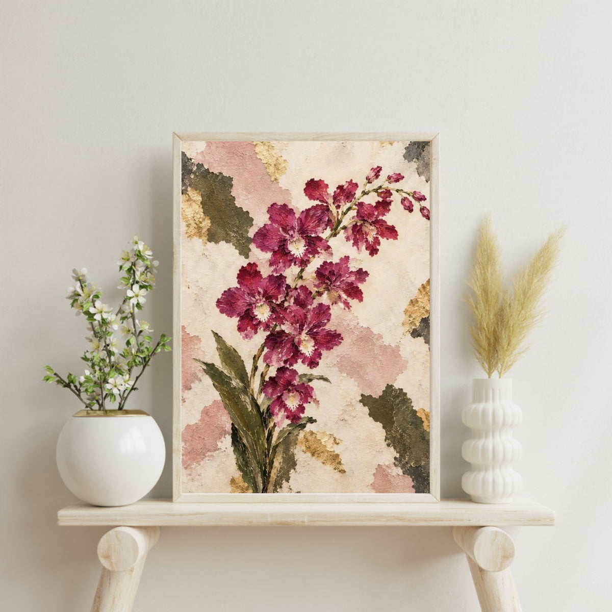 Cooktown Orchid Australian Native Flower Fine Art Poster
