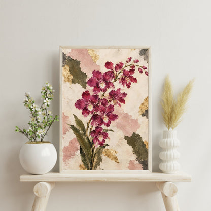 Cooktown Orchid Australian Native Flower Fine Art Poster