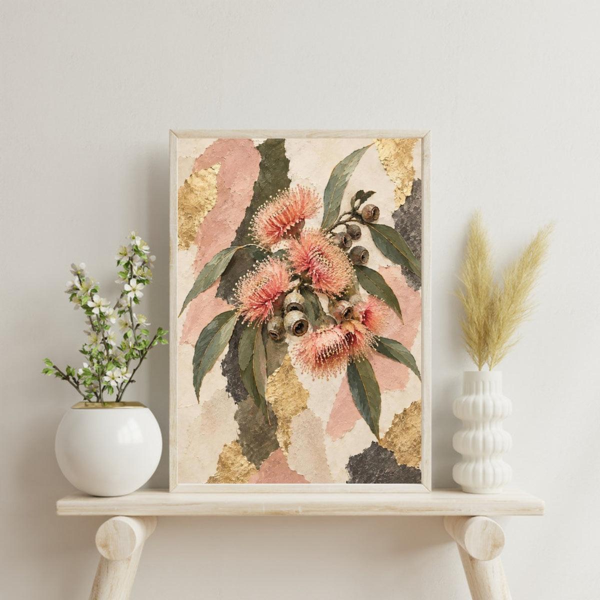 Flowering Gum Australian Native Flower Fine Art Poster