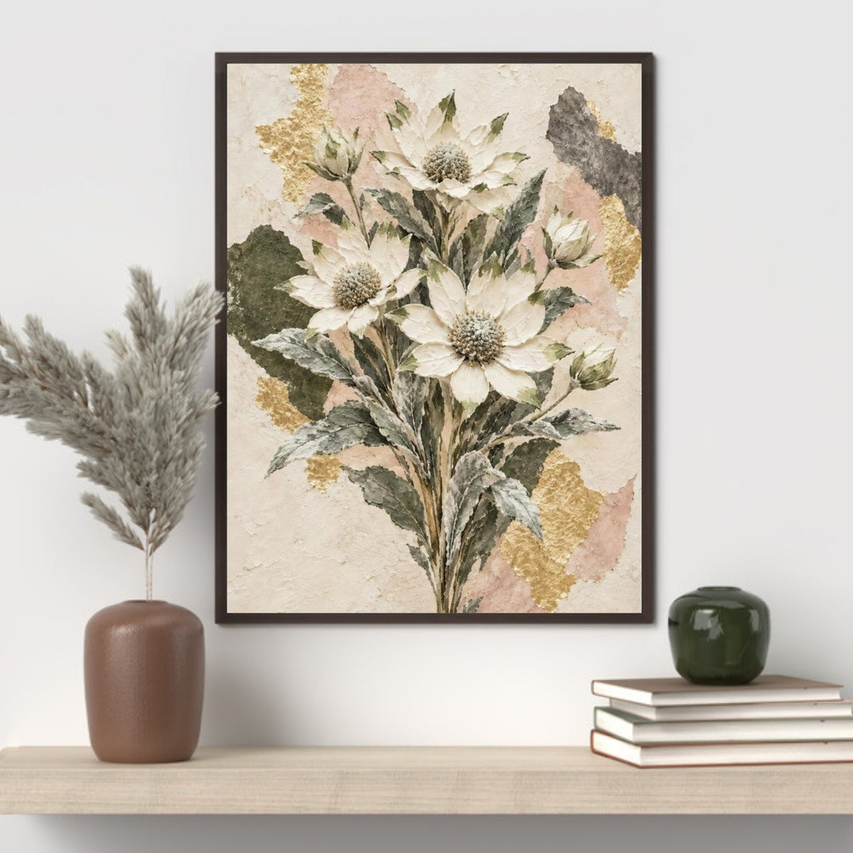 Flannel Flower Australian Native Flower Fine Art Poster
