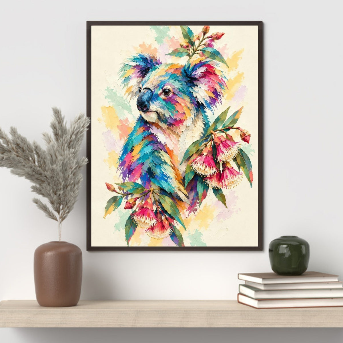 Koala Painted Australian Animal Fine Art Poster