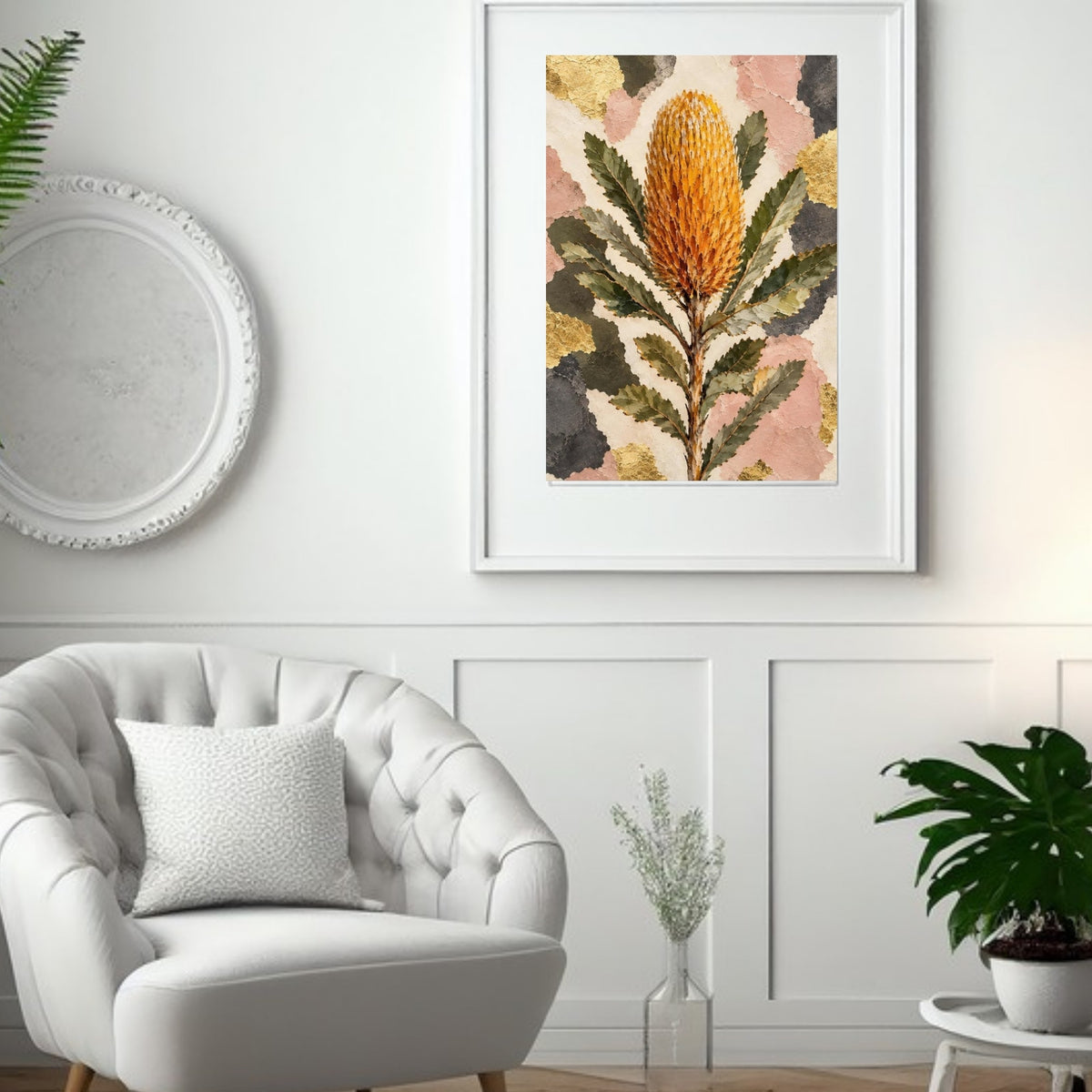 Banksia Australian Native Flower Fine Art Poster