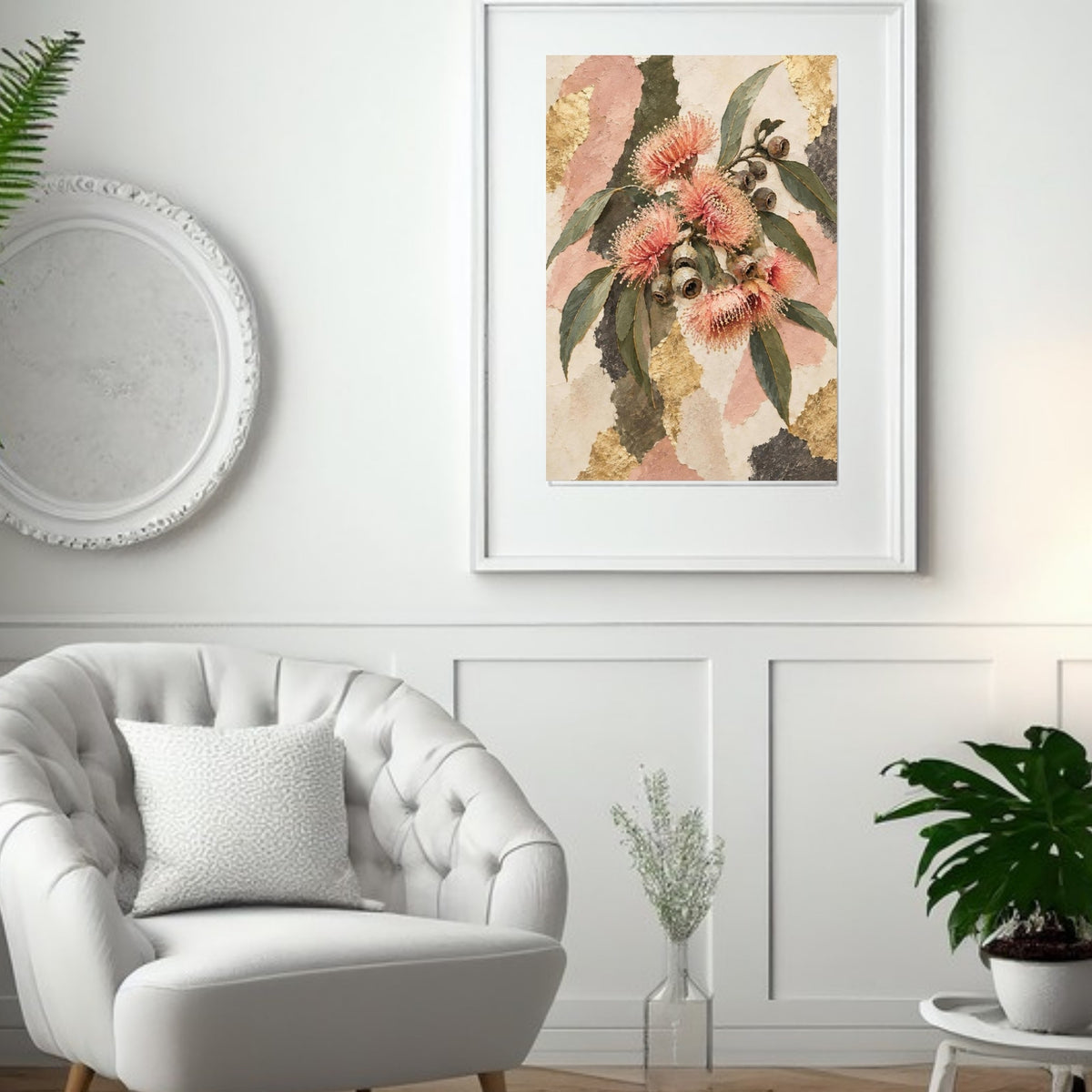 Flowering Gum Australian Native Flower Fine Art Poster