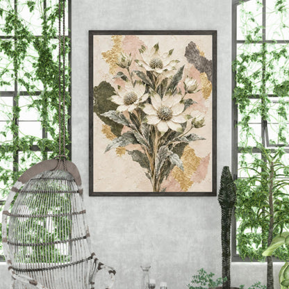 Flannel Flower Australian Native Flower Fine Art Poster