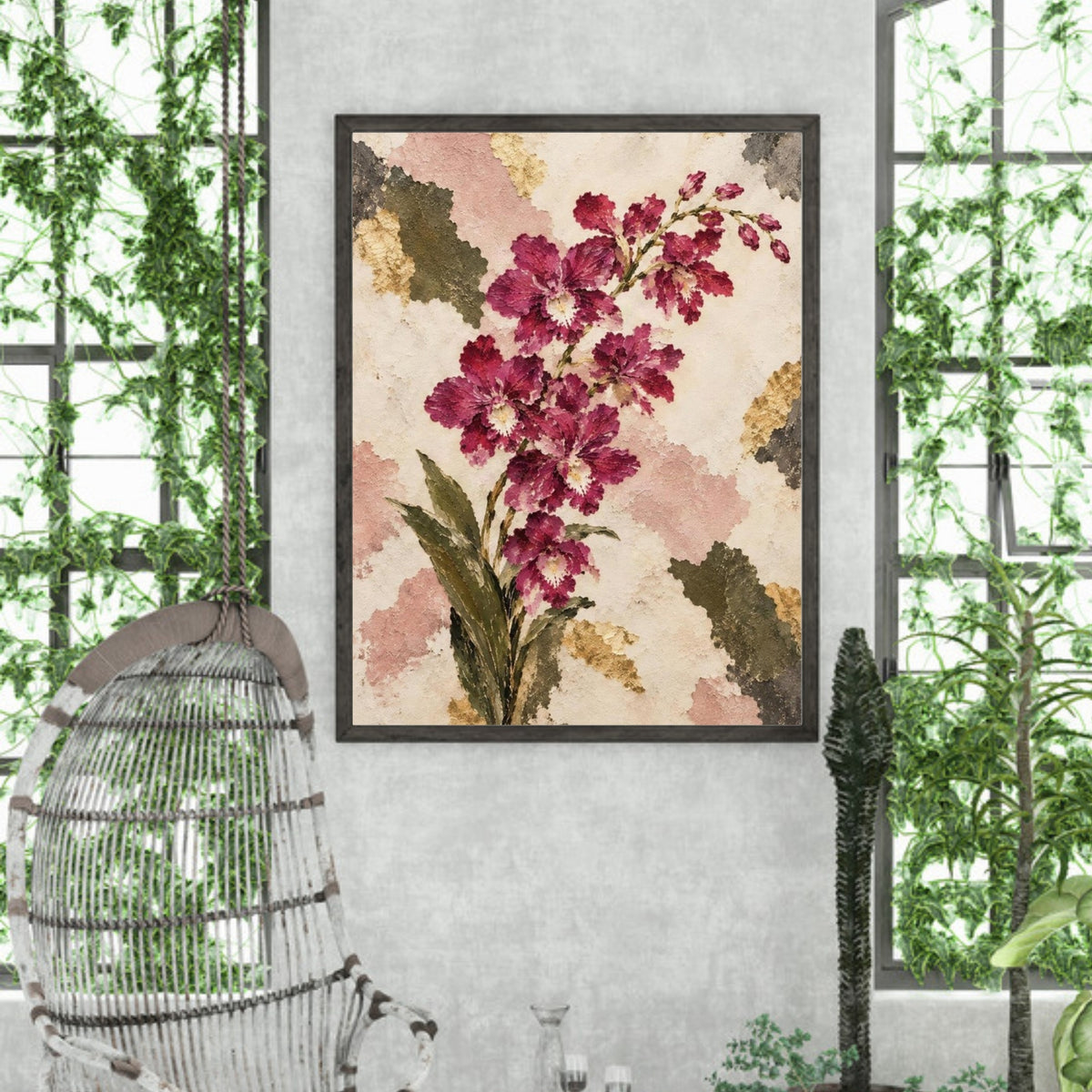Cooktown Orchid Australian Native Flower Fine Art Poster