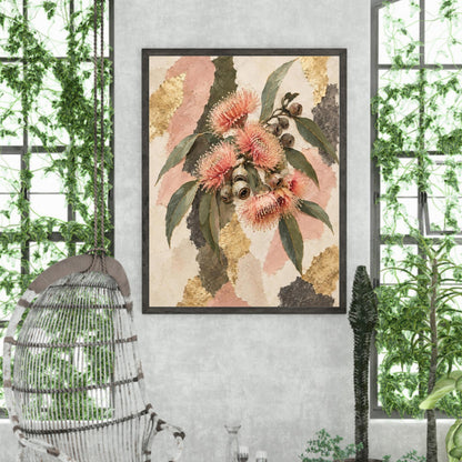 Flowering Gum Australian Native Flower Fine Art Poster