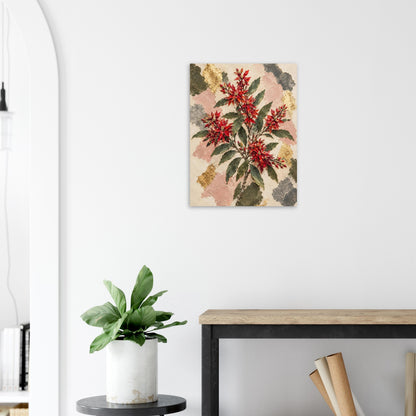 NSW Christmas Bush Australian Native Flower Fine Art Poster
