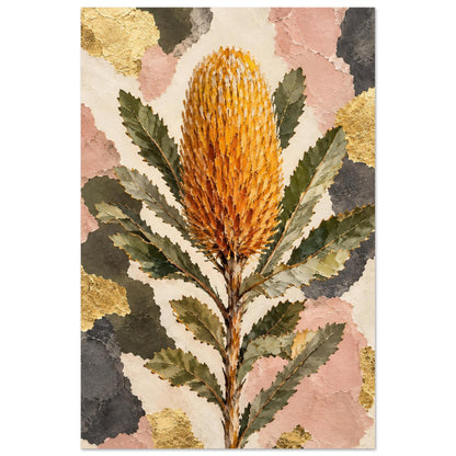Banksia Australian Native Flower Fine Art Poster 60x90 cm 24x36″