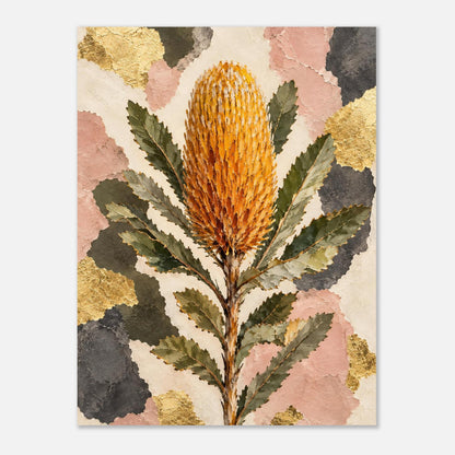 Banksia Australian Native Flower Fine Art Poster