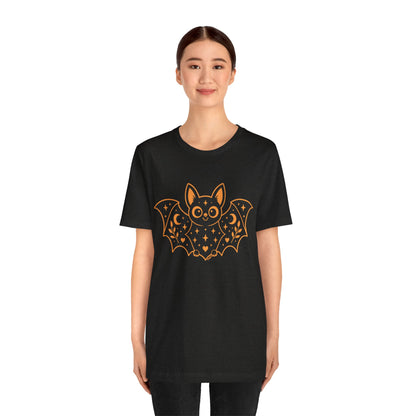 Cute Halloween Bat T-Shirt | Decorative Graphic Tee