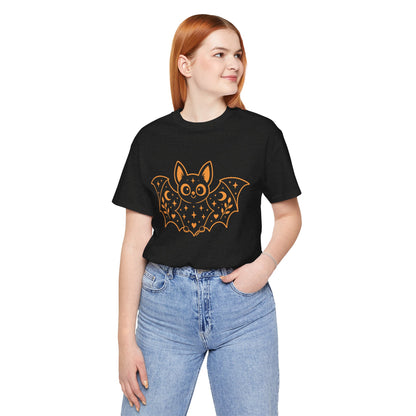 Cute Halloween Bat T-Shirt | Decorative Graphic Tee
