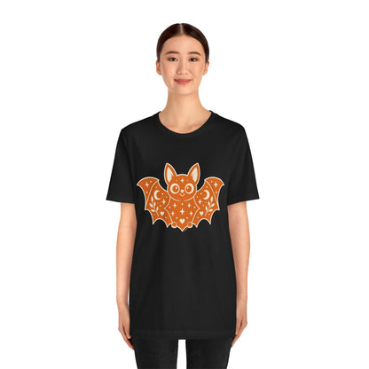 Cute Halloween Bat T-Shirt | Decorative Graphic Tee