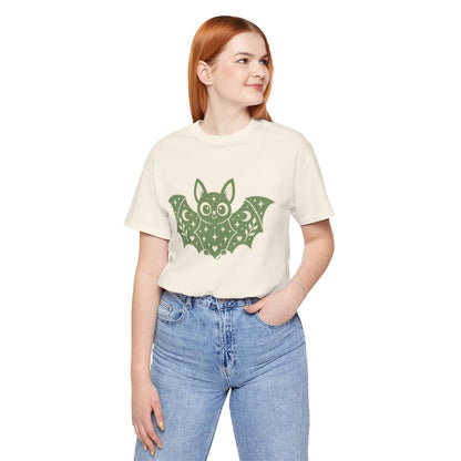 Cute Halloween Bat T-Shirt | Decorative Graphic Tee