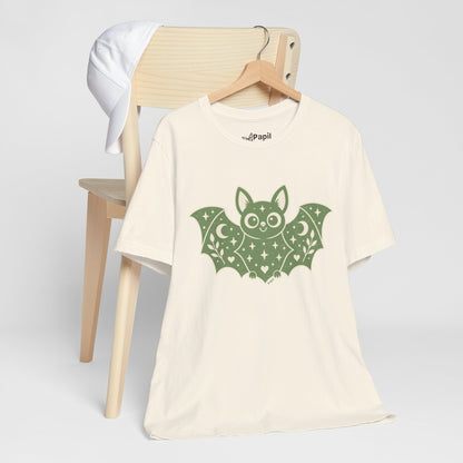 Cute Halloween Bat T-Shirt | Decorative Graphic Tee