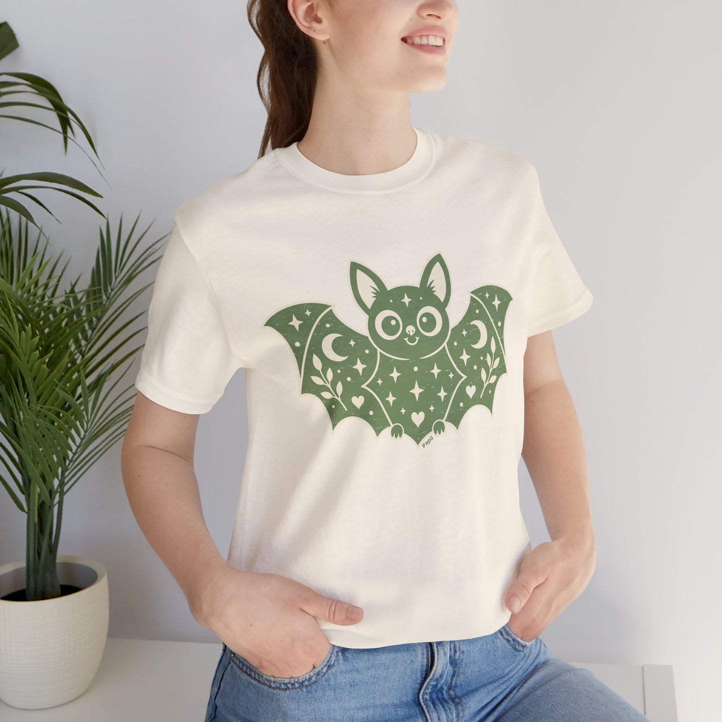 Cute Halloween Bat T-Shirt | Decorative Graphic Tee