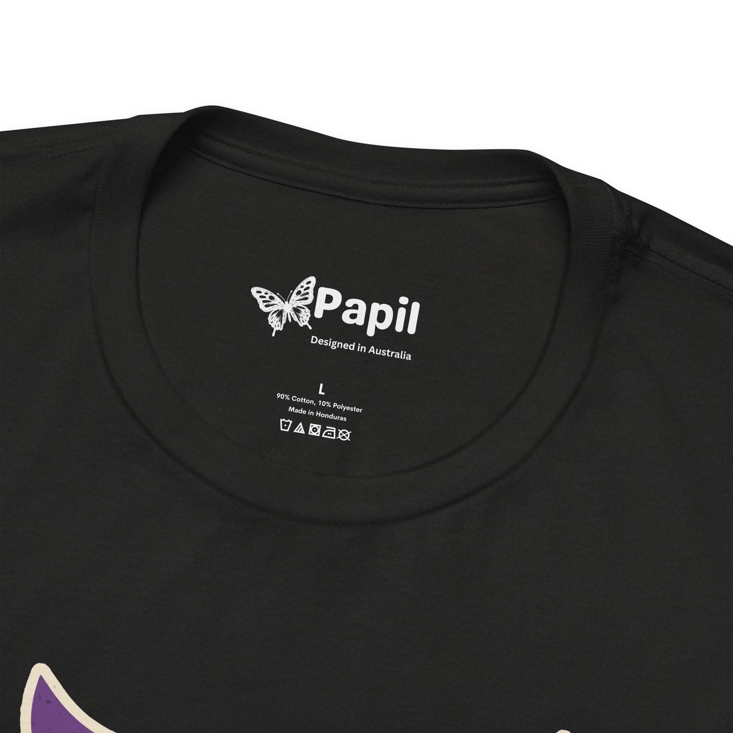 Enchanted Owl Halloween Graphic Tee | Vintage Woodland Owl T-Shirt - Purple