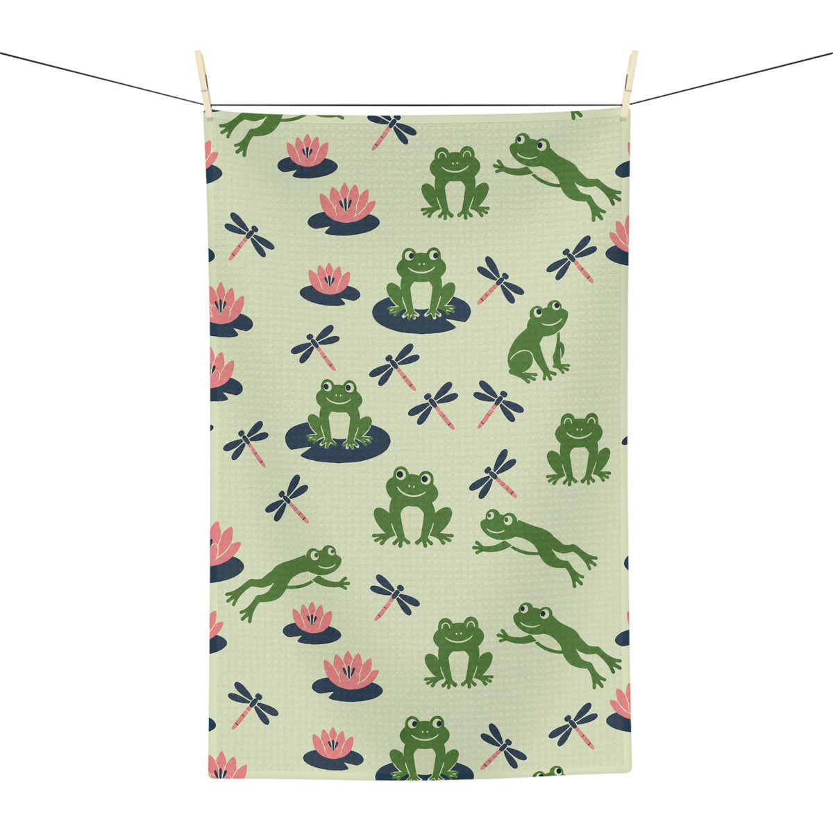 Frog Pond Tea Towel | Quick-Dry Microfibre Kitchen Towel