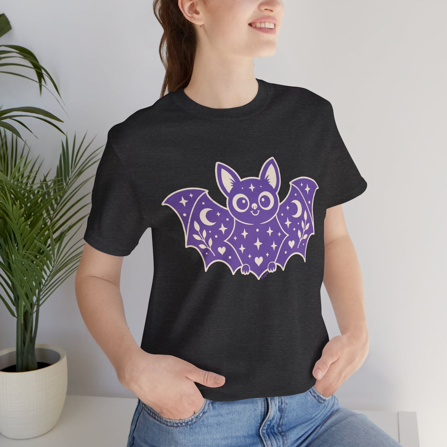 Cute Halloween Bat T-Shirt | Decorative Graphic Tee