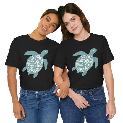 Sea Turtle Graphic Tee — Papil Floral Shell T-Shirt