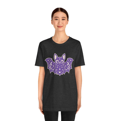 Cute Halloween Bat T-Shirt | Decorative Graphic Tee