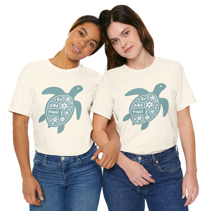 Sea Turtle Graphic Tee — Papil Floral Shell T-Shirt