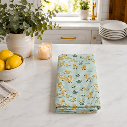 Duck Pond Tea Towel | Quick-Dry Microfibre Kitchen Towel