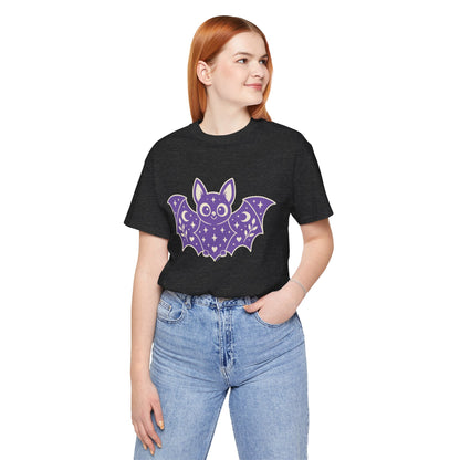 Cute Halloween Bat T-Shirt | Decorative Graphic Tee