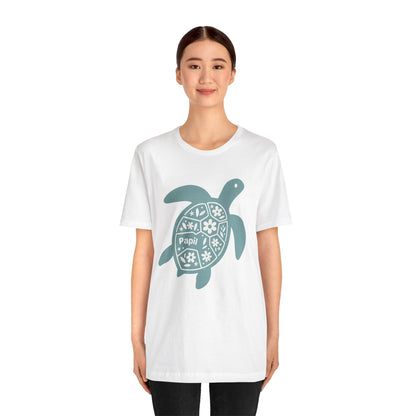 Sea Turtle Graphic Tee — Papil Floral Shell T-Shirt