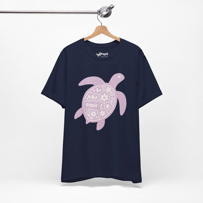 Sea Turtle Graphic Tee — Papil Floral Shell T-Shirt