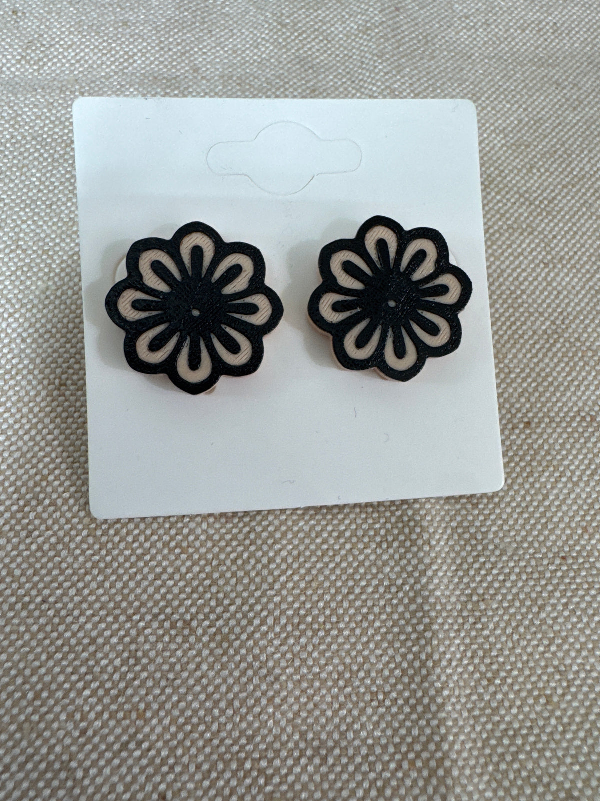 Flower Studs | Stainless Steel | 3D Printed