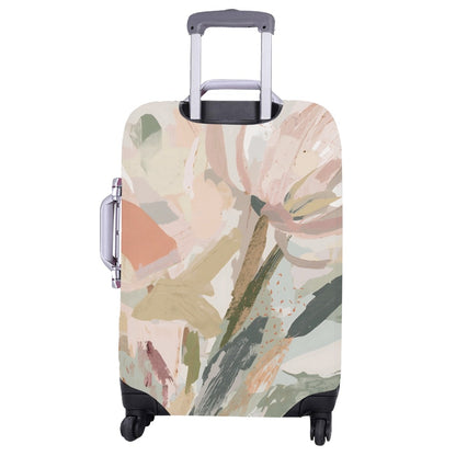 Abstract Floral Botanical Luggage Cover