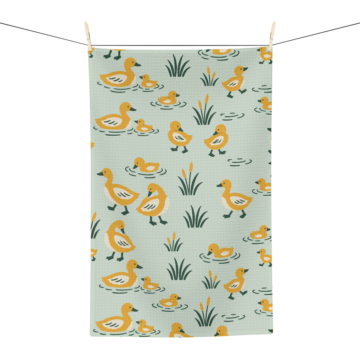 Duck Pond Tea Towel | Quick-Dry Microfibre Kitchen Towel