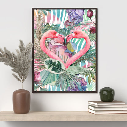Flamingo Love poster lifestyle image