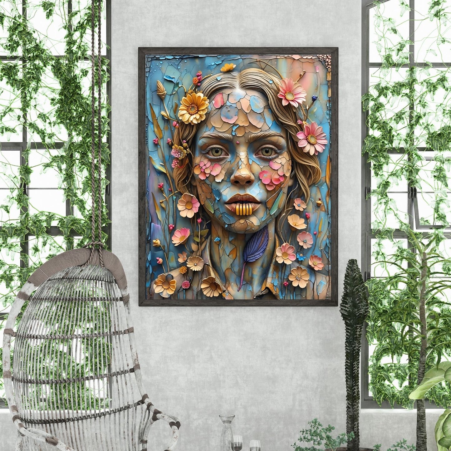 Bloom and Fracture poster lifestyle image