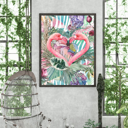 Flamingo Love poster lifestyle image