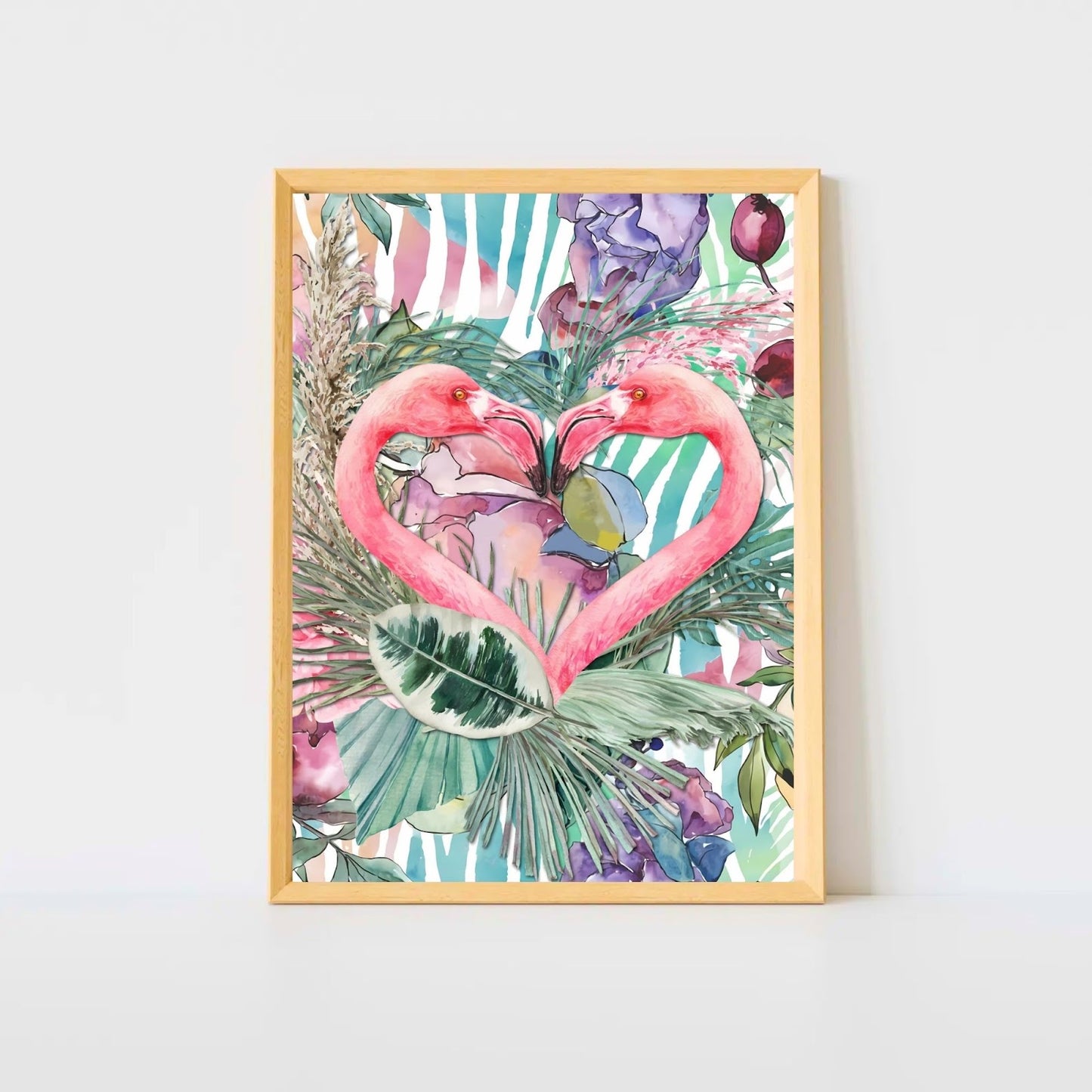 Flamingo Love poster lifestyle image