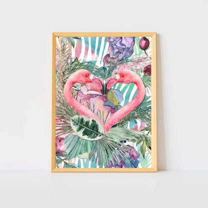 Flamingo Love poster lifestyle image