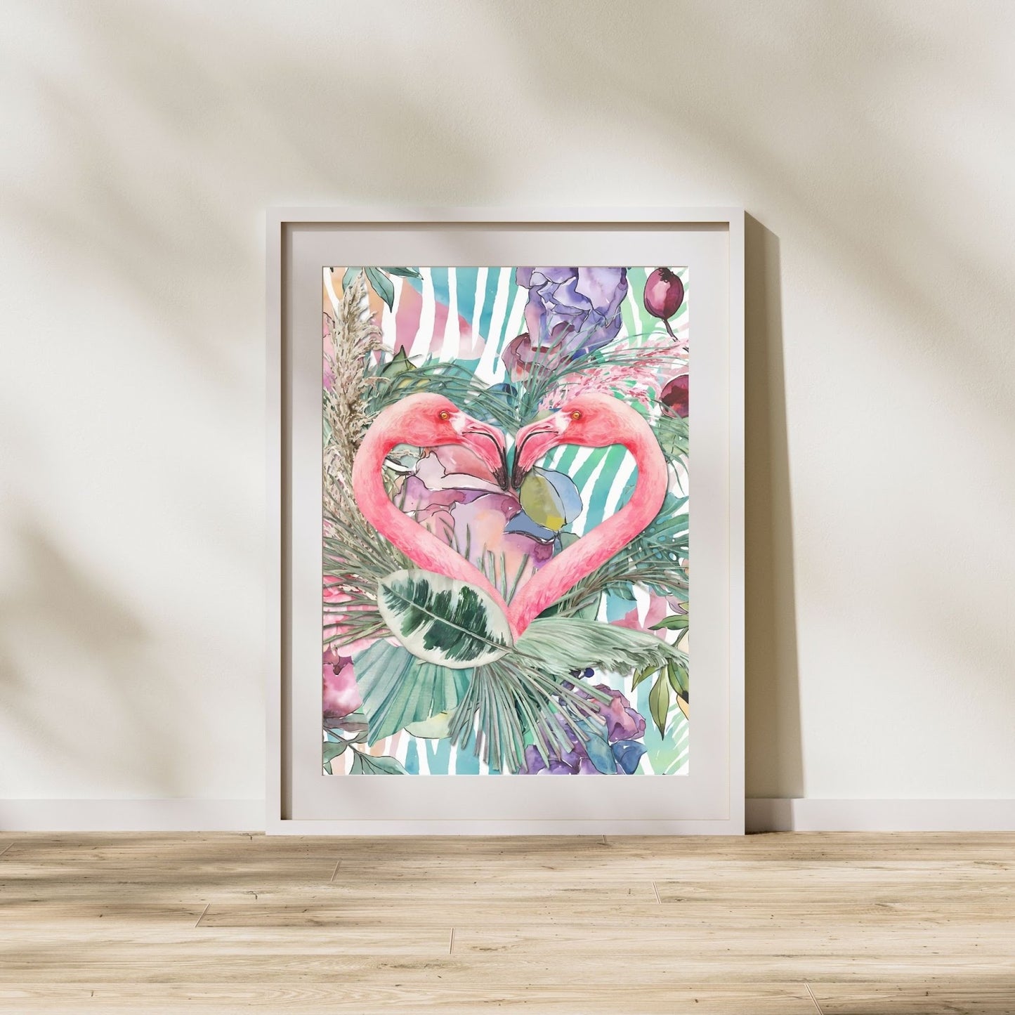Flamingo Love poster lifestyle image
